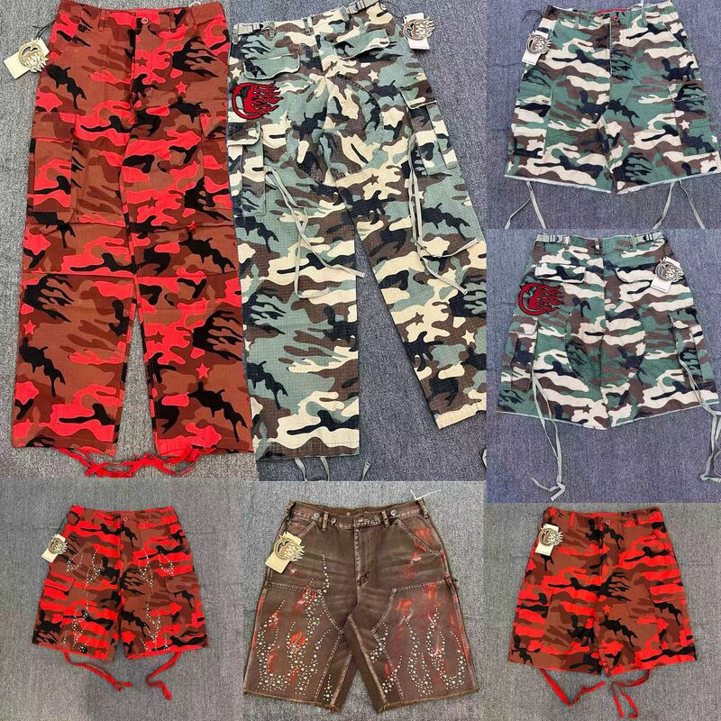 Vibe Style American Style High Street Camouflage Functional Tactical Pants Loose All-match Hellstar Studios Overalls Men Vibe Style American Style High Street Camouflage Functional Tactical Pants Loose All-match Hellstar Studios Overalls Men