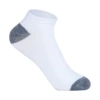0379 Contrast color boat socks white