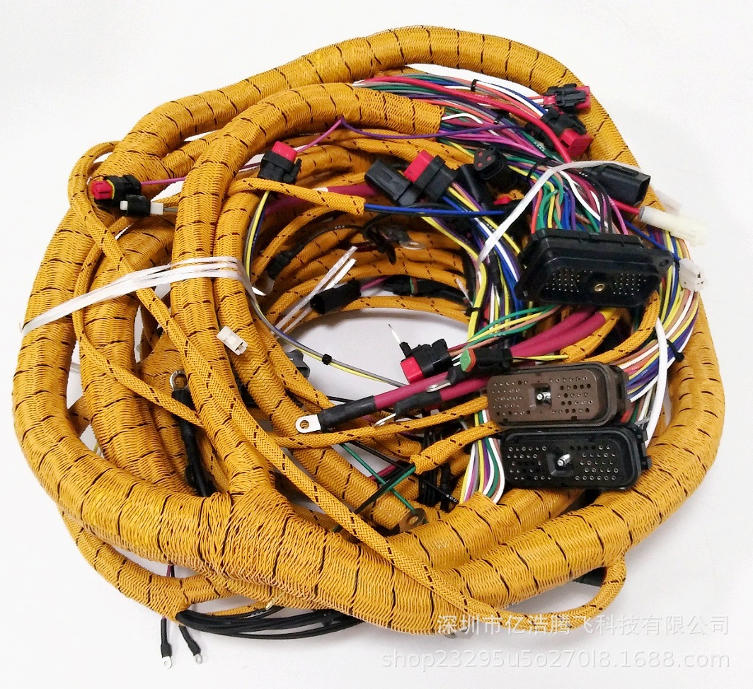 Arnés de cableado principal y externo para excavadora CAT Carter 320D, piezas originales