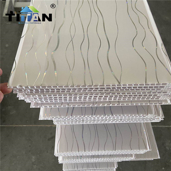 8,5mm * 30cm 2,8 kg placa plana de transferencia de pvc para techo de cocina