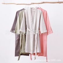 100汉麻/亚麻 睡袍 价格可议