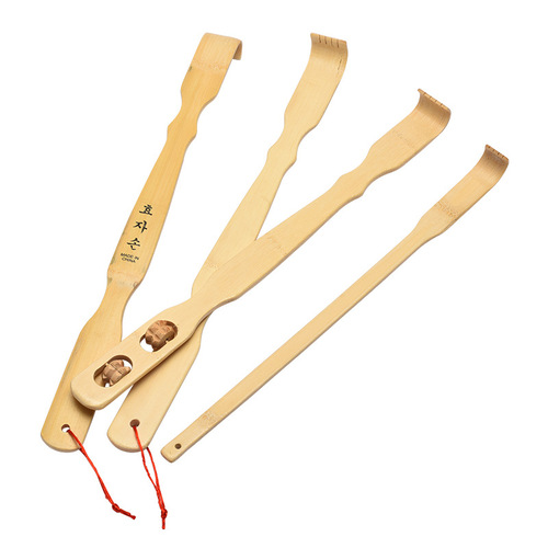 Bamboo scratching device does not ask for help, old man Le Xiaozi hand-engraved street stall supply source back scratching device wholesale itching scratching device