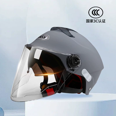 Spring and Summer Motorcycle All-Season Safety – Motosiklet kaskı (dəbilqə) - 3c-x1-double-mirror-advanced-gray-hd-lens
