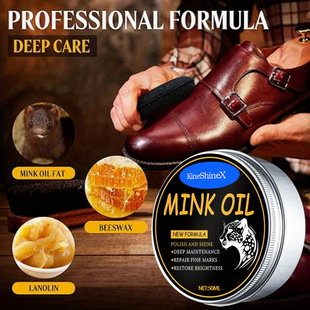Deep Nourishing and Polishing Cream Is Suitable for Leather Bags, Jackets and Shoes - Recovery Natural Color Leather Care Wax