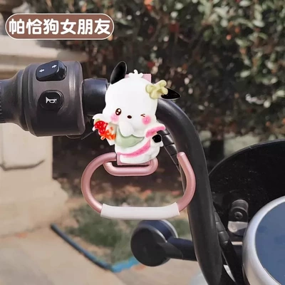 Other Electric Vehicle Accessories – aluminum alloy bag hook - pink-pochacco-womens-hook-black-single