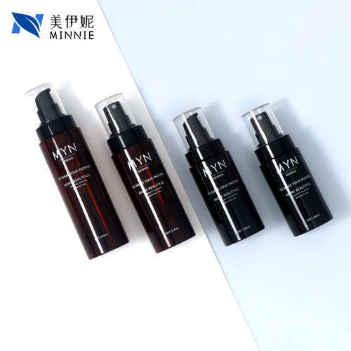 Cylindrical 100ml lotion bottle skin care product packaging material 200ml spray bottle plastic bottle cosmetic packaging