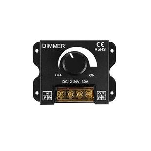 Low Voltage Led Monochrome Lamp with Iron Shell Knob Dimmer Single Channel Dimming Controller 12-24V30A Aipin Manufacturer