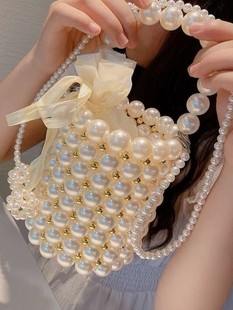 Bucket, retro shoulder bag on chain, purse, DIY, internet celebrity, chain bag