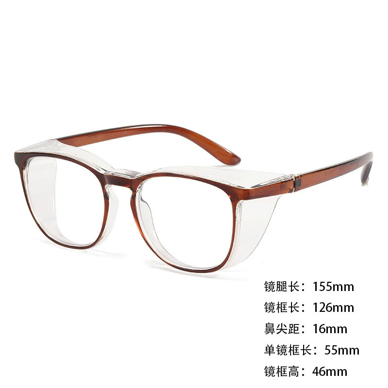 VGOファッションスポーツ99花粉防止メガネ防曇ブルーライト術後黒色保護目シリコンリング保護辺防風鏡