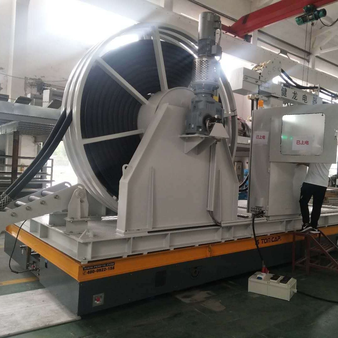 帕菲特 电动平车5吨-100吨蓄电池无轨电动平车遥控胶轮地平车