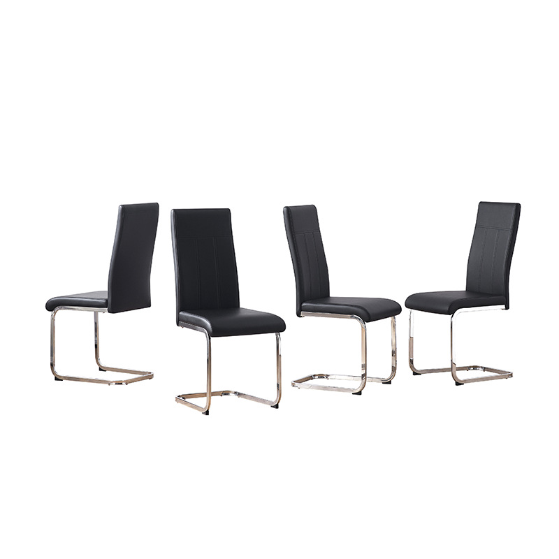 Silla de comedor de lujo ligera de Walmart, silla de negociación de sentido premium, silla de arco con respaldo simple moderna, silla de comedor