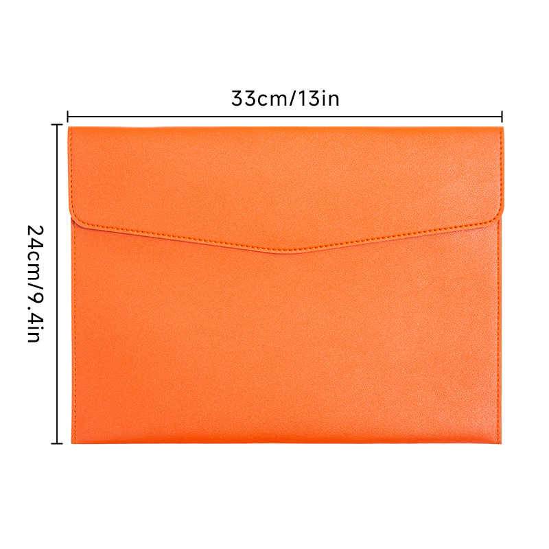 [휴대용 없음] 나파 패턴 서류가방-오렌지