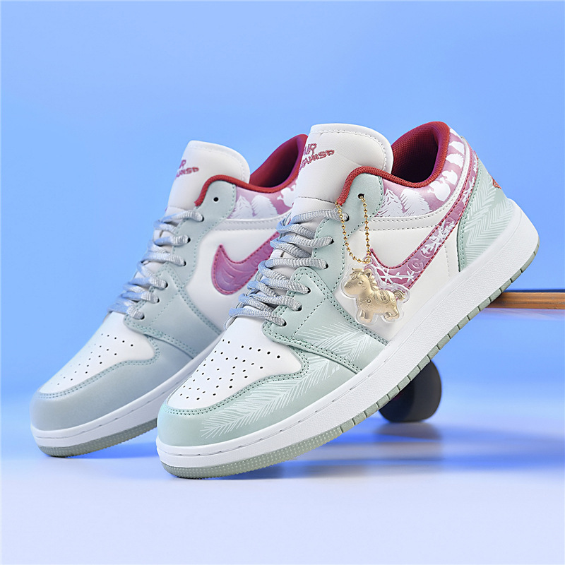 Aj Men's Shoes, Horse Year Shoes, Summer Breathable Men's and Women's Sports Sneakers, Male Student Couple Style, Breathable Men's Youth Shoes