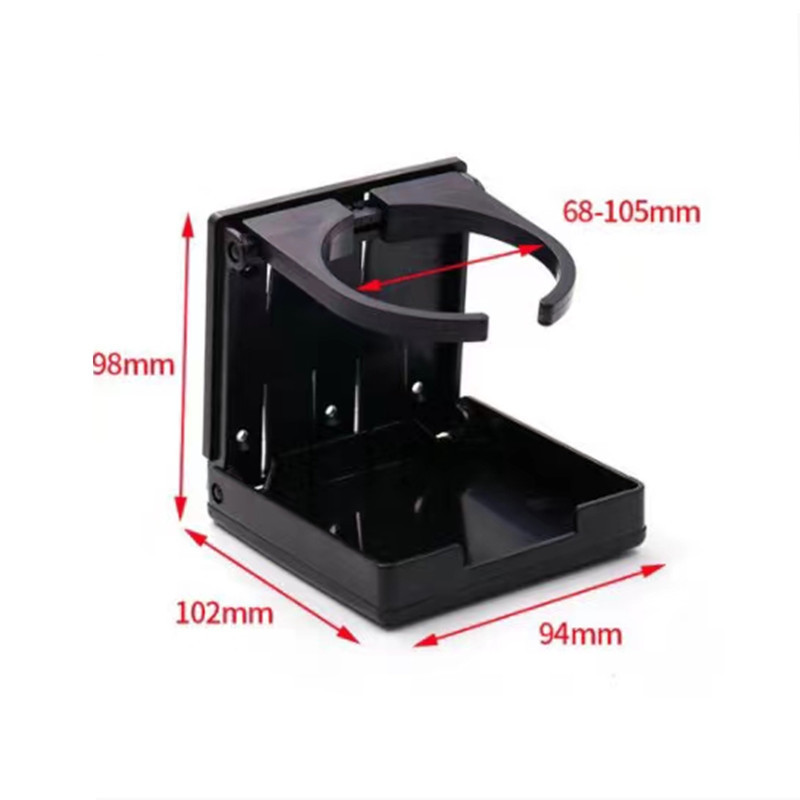 RV yate barco de pesca coche blanco y negro plegable ajustable plegable de plástico oculto titular de la taza de agua titular de la bebida titular de la taza