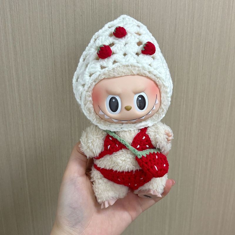 Labubu ラブブ フルーツシリーズ 新作ベビー服 ビキニ 手かぎ針編みセット 人気 17cm 工場直販|undefined