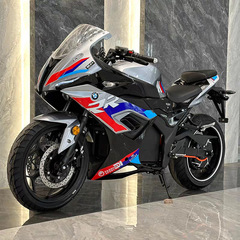 ロシアに輸出される純電気オートバイ大型スポーツカー Jiaolong Magic Shadow 大人用 Ducati 3000W 電動バイク バッテリーカー