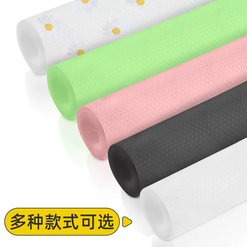 可裁剪PEVA抽屉垫防潮垫防水防油垫子橱柜垫衣柜冰箱书桌防滑垫