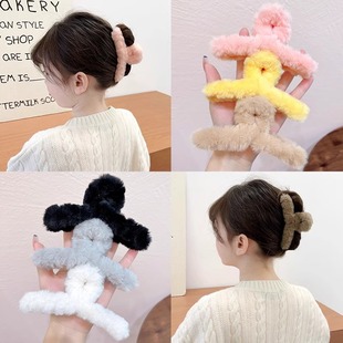 Children's Plush Shark Clip Girl's Head Clip Baby Hairpin Hair Accessories Korean-style Little Girl Headwear Wholesale