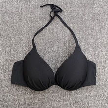2024新款比基尼泳衣单件上衣女时尚钢托小胸聚拢温泉大码泳装单品