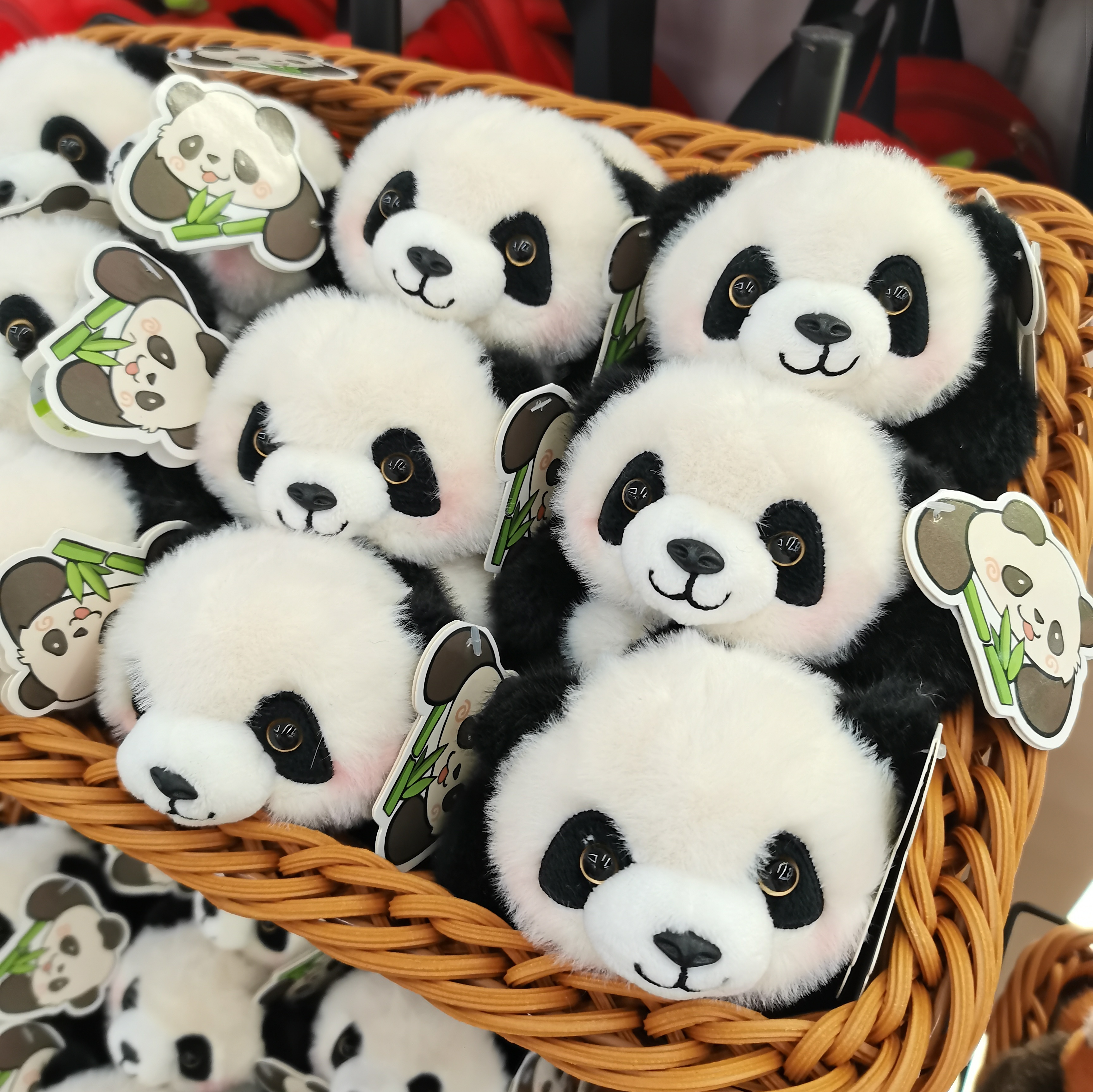 可爱熊猫玩偶香味掌中宝小公仔动物园超萌浣熊毛绒玩具送朋友迷你