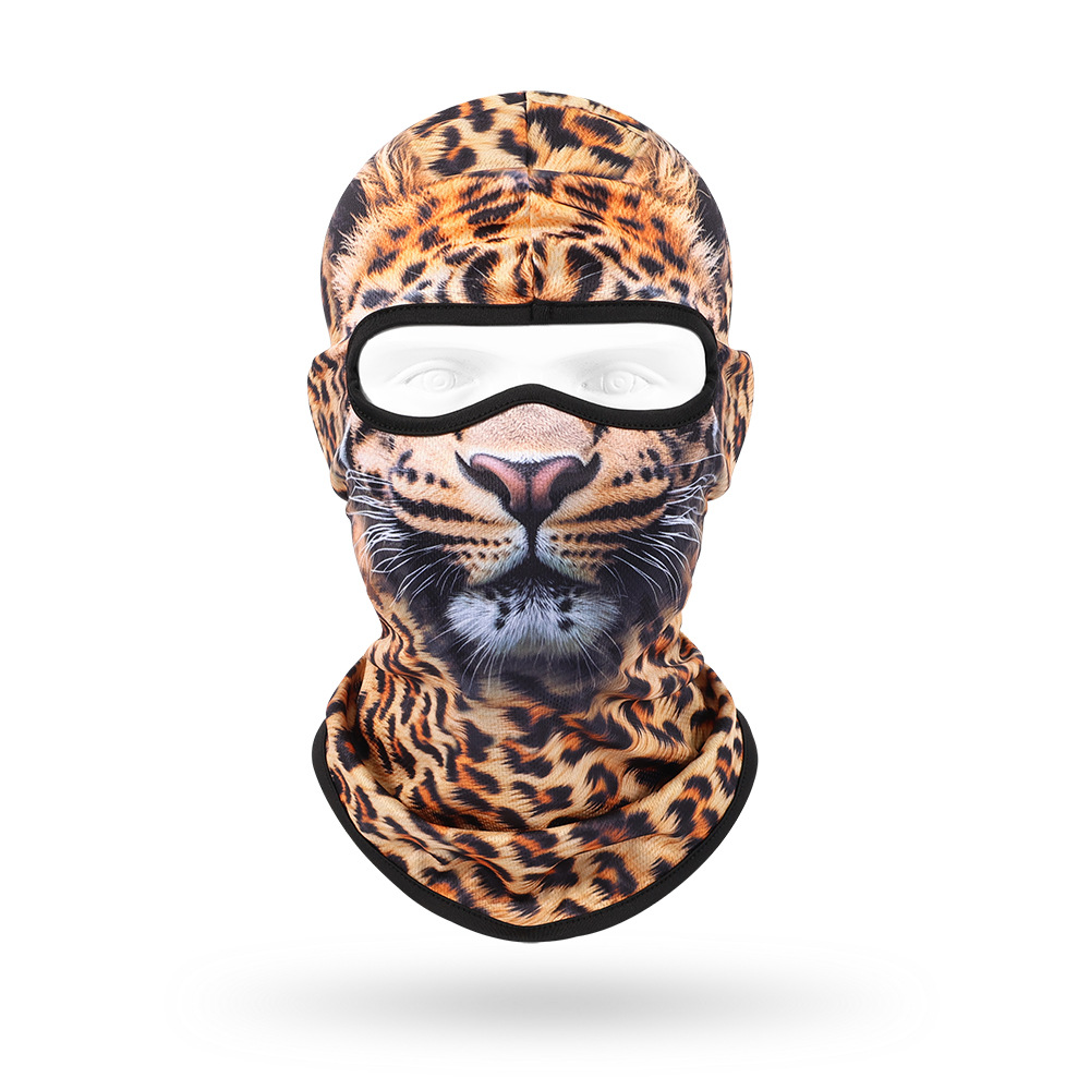 Sudor absorbente máscara transpirable de secado rápido para hombres y mujeres ciclismo al aire libre bicicleta protección solar sombrero lindo mascota sombrero animal bufanda