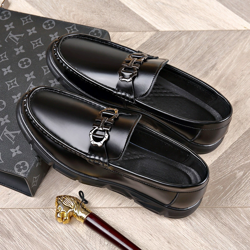 European Station, новые мото-туфли, мужские ленивые туфли из воловьей кожи, мужская повседневная обувь для вождения с мягкой подошвой, мужская обувь без шнуровки