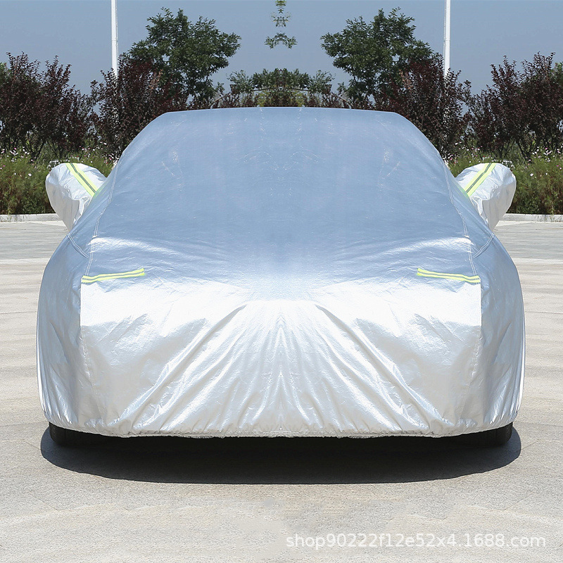 Al por mayor ropa de automóviles cubierta solar a prueba de lluvia cuatro estaciones ropa de automóviles universales gruesa cubierta de aislamiento térmico image 9