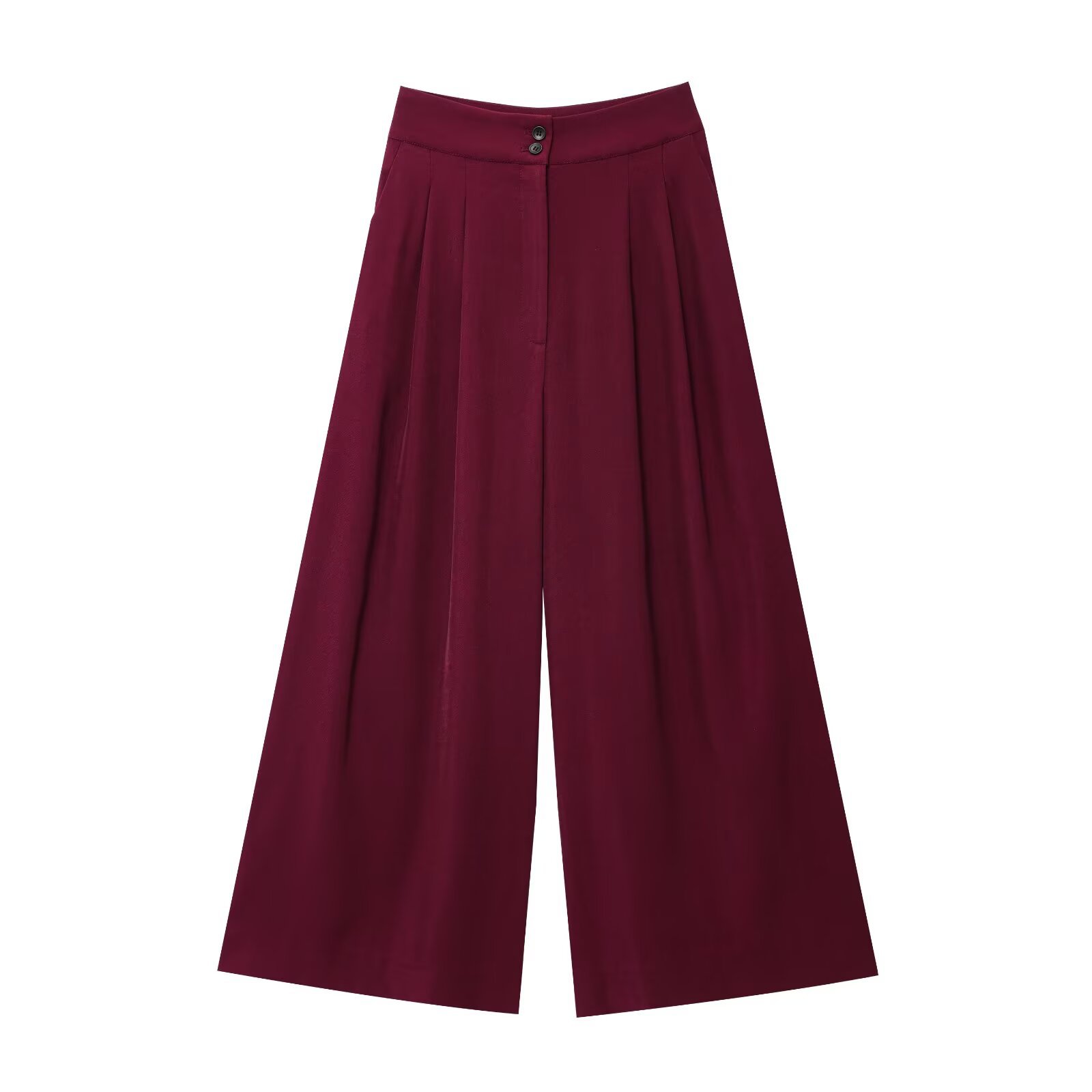 Cross-border Foreign Trade Women's Clothing 2025 Summer European And American Style V-neck Tie Top + Pleated Pants Set_ecoleips.com