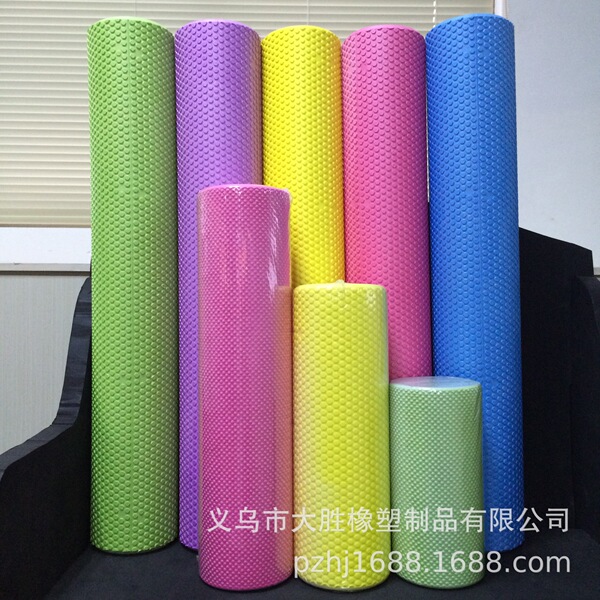 Floating point yoga column roller foam roller foam shaft eva yoga…