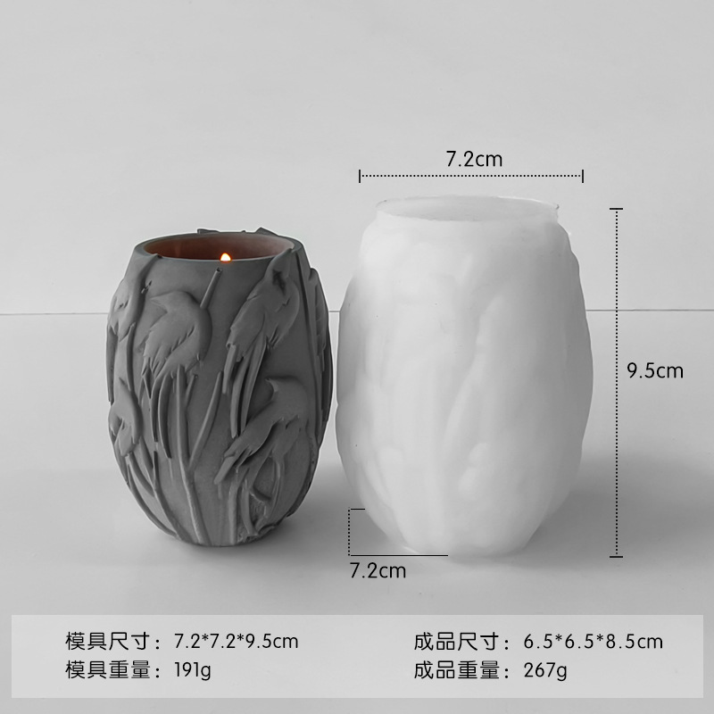 Jiahui-mei molde de cera de cera para el hogar para hacer tazas de cera DIY