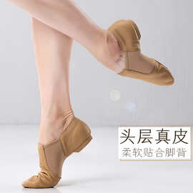 舞蹈鞋女软底练功鞋教师鞋成人爵士舞形体猫爪鞋dance shoes