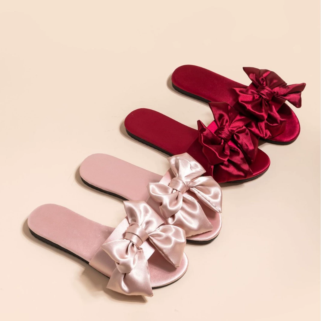 Европейский домашний буксир женский домашний интерьер четыре сезона универсальный простой и стильный атласный бант