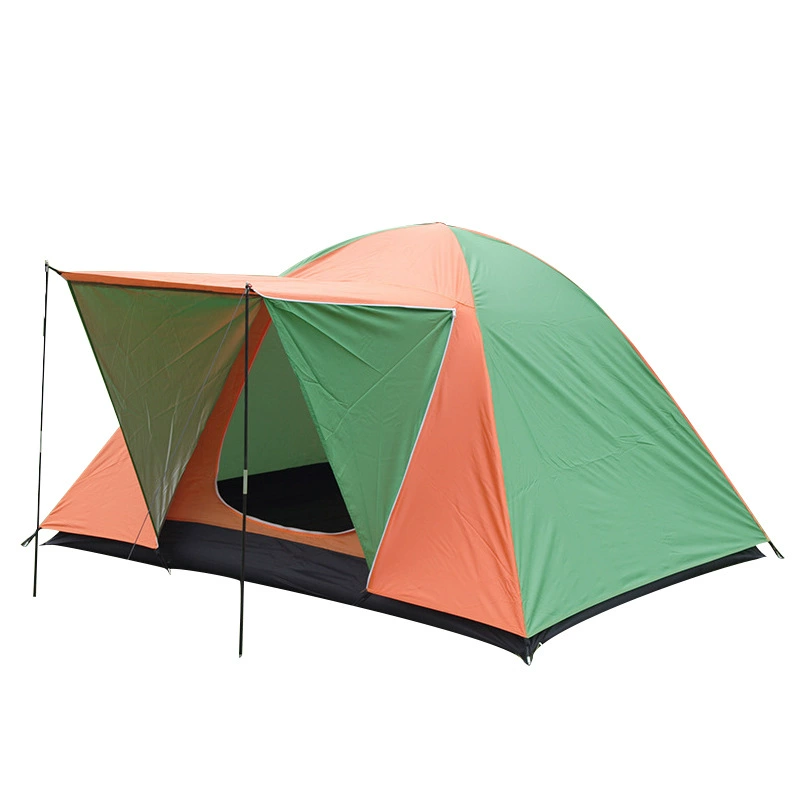 Double-layer windproof handheld tent for hiking