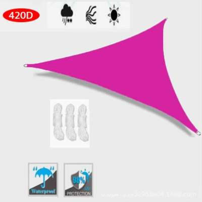 Avtomobil yan çətirləri providing shade and protection from - rose-red-2x2x2m