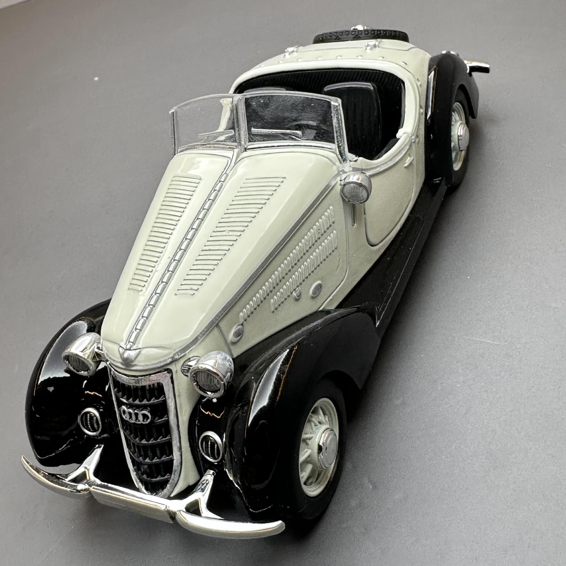 Coche-como aleación modelo de coche aodi Rover w25k tirar atrás con sonido y luz juguete clásico coche modelo decoración colección