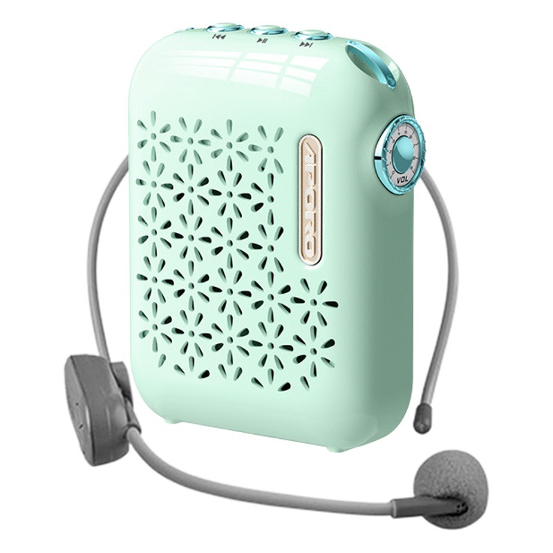 Amplificador de Voz Inalámbrico Bluetooth APORO T26 Bluetooth 5.0 de Plástico para Profesores y Guías Turísticos image 1