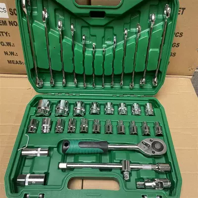 Repair Set Multi-Functional Socket | Mühərrik tənzimləmə alətləri - 37-pieces-of-24-tooth-auto-repair-ordinary-model-free-replacement-if-broken