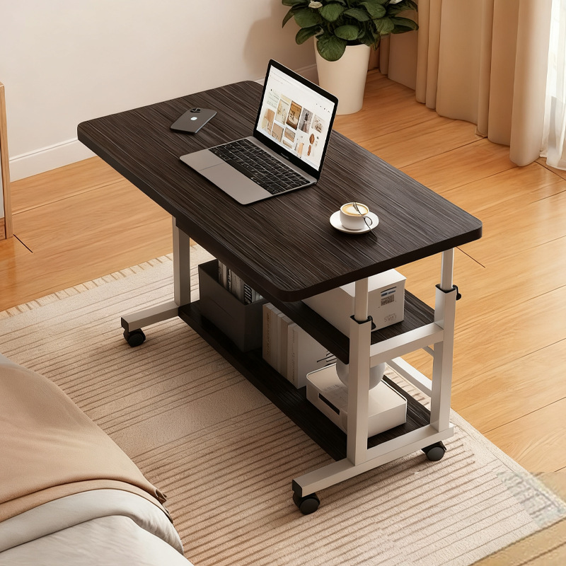 Movable Bedside Table Bedroom Simple Computer Table Home Living Room Sofa Side Table Small Desk Storage Rack Table Movable Bedside Table Bedroom Simple Computer Table Home Living Room Sofa Side Table Small Desk Storage Rack Table