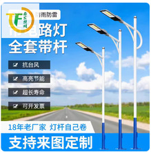 新农村路灯灯杆6米7米8米锥杆海螺臂高杆路灯杆实力工厂异形路灯
