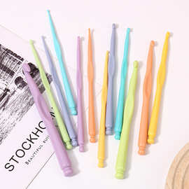 塑料彩色钩针 手工diy毛线编织工具 多规格针织毛衣针勾针批发