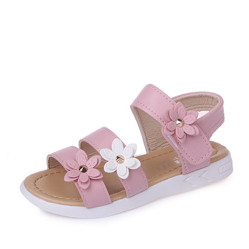 2025 Summer Girls' Children sandals, Flower Princess Shoes for Big Kids, Roman Shoes for Babies