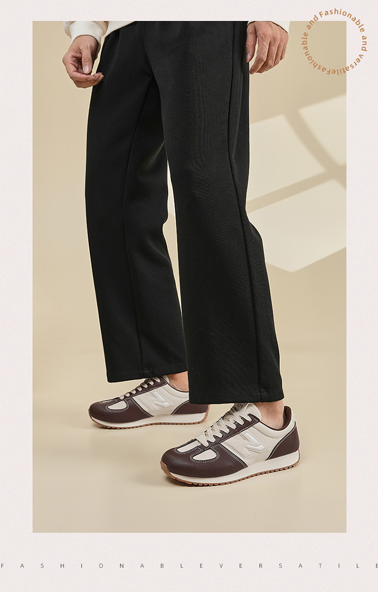 Giày sneaker nam phong cách cổ điển đa năng Forrest Gump — 471m trắng chi tiết 7