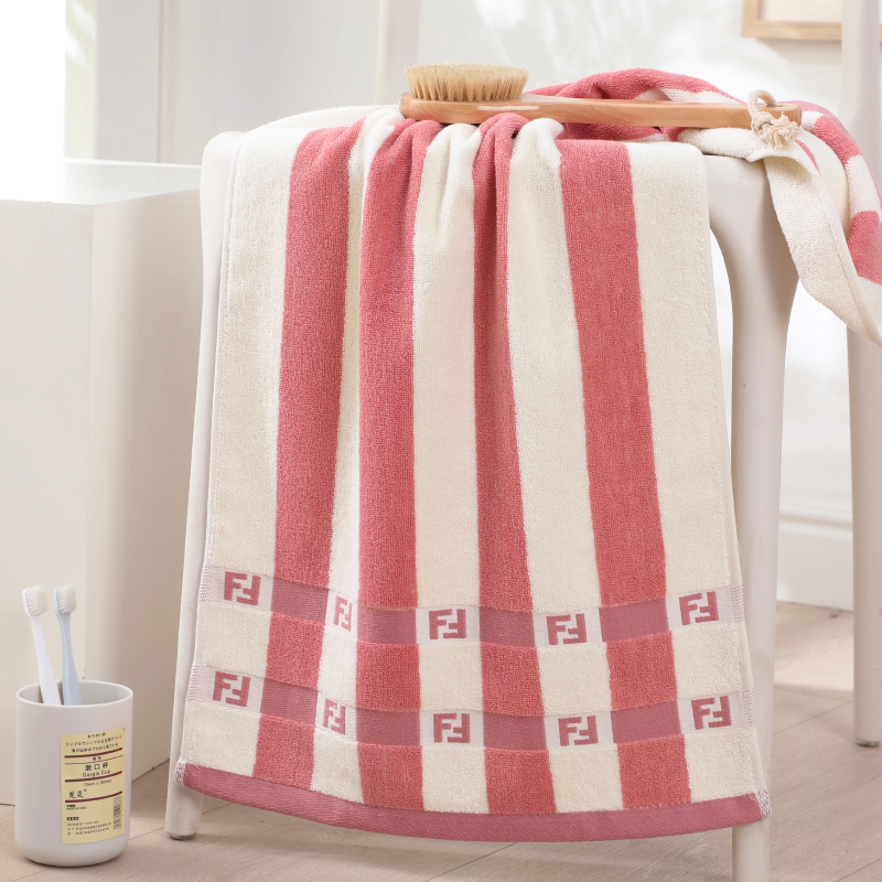 Large 100% Cotton Towel Household Adult Shower Face Absorbent Non shedding Extra Long Hand Towel Sports Wipe Sweat Ginger Tea