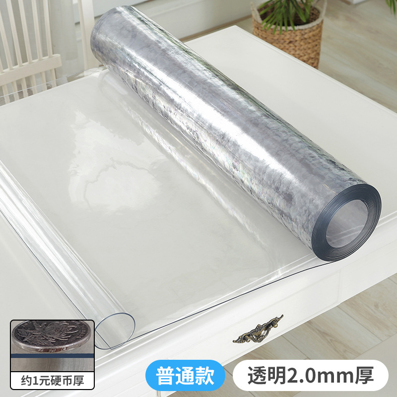 Mesa de trabajo transparente antiestática de aluminio PVC aislante de vidrio suave resistente al desgaste de fábrica de línea de ensamblaje de laboratorio alfombra de mesa
