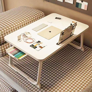 Bed Folding Small Table Liftable Desk Student Study Table Dormitory Home Bedroom Laptop Computer Desk