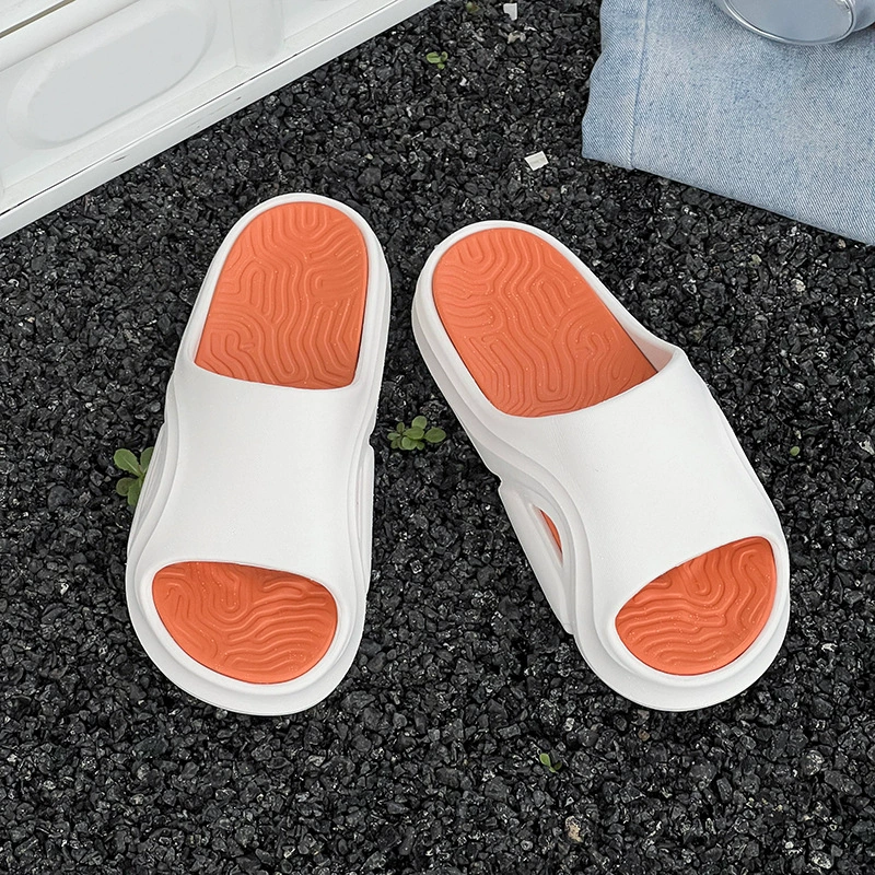 Женские летние модные домашние тапочки на толстой подошве для мужчин