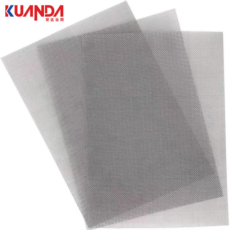 厂家批发A4方形网片20目防虫金属网片 304不锈钢过滤网片防蚊网片