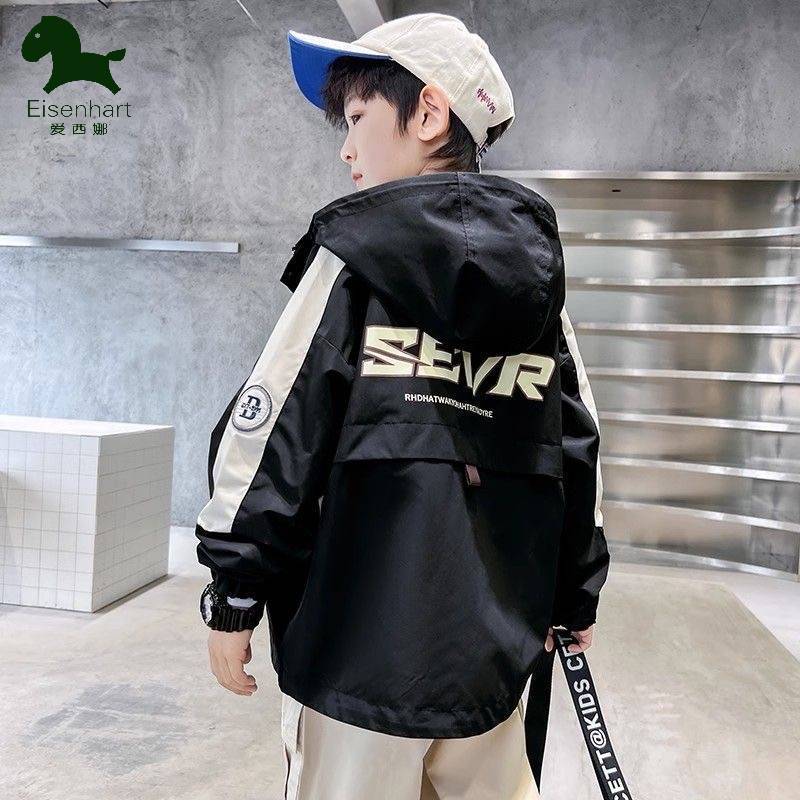 Autumn jacket for boys, windproof waterproof trench coat, for teenagers