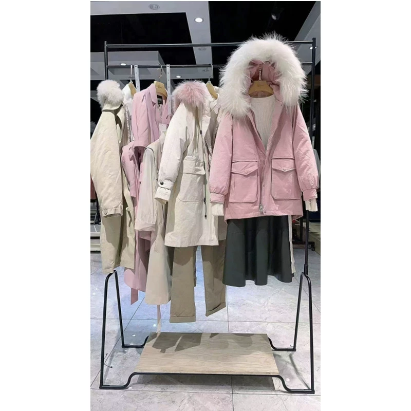 MISS LI2022 осень пуховик куртка счетчик Синхронизация нового бренда скидка женская одежда снятие стойки в прямом эфире