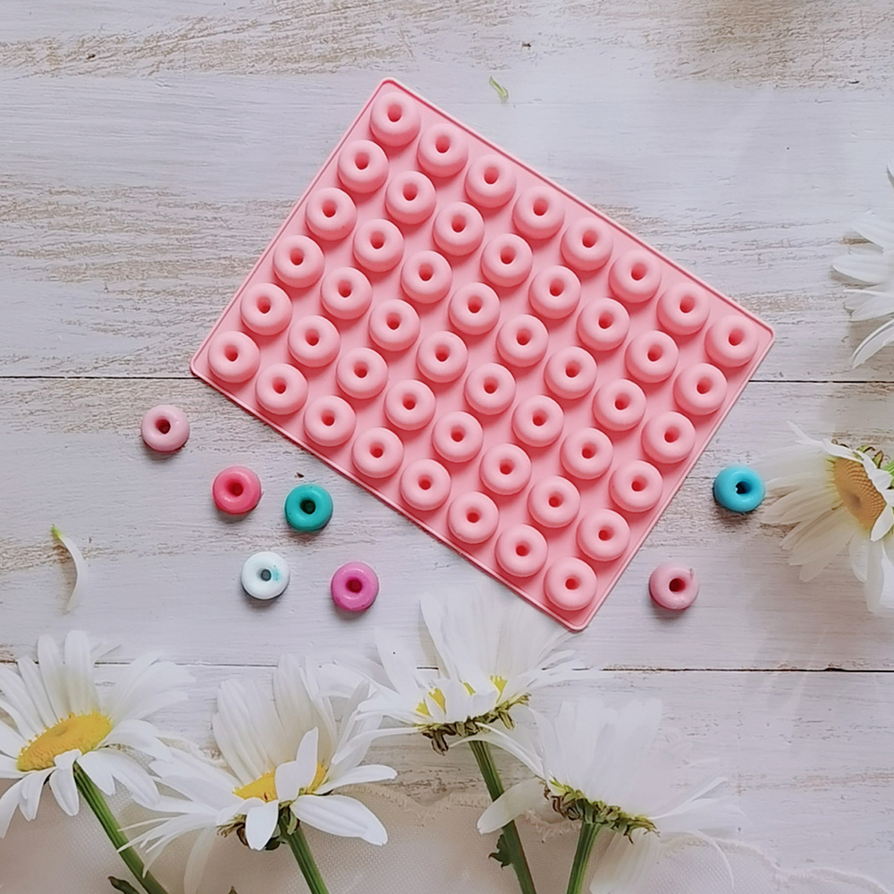 48 Donuts 160 chocolate galletas molde de silicona molde de postre molde de hielo horneado pastel de arroz